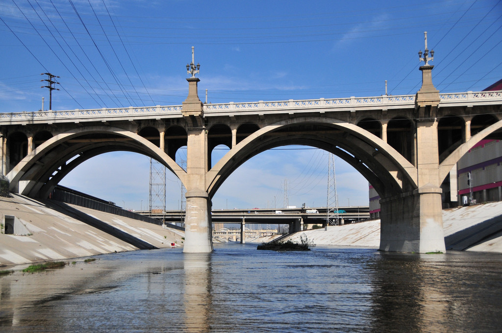 Bridge over the LA River at N. Spring Street